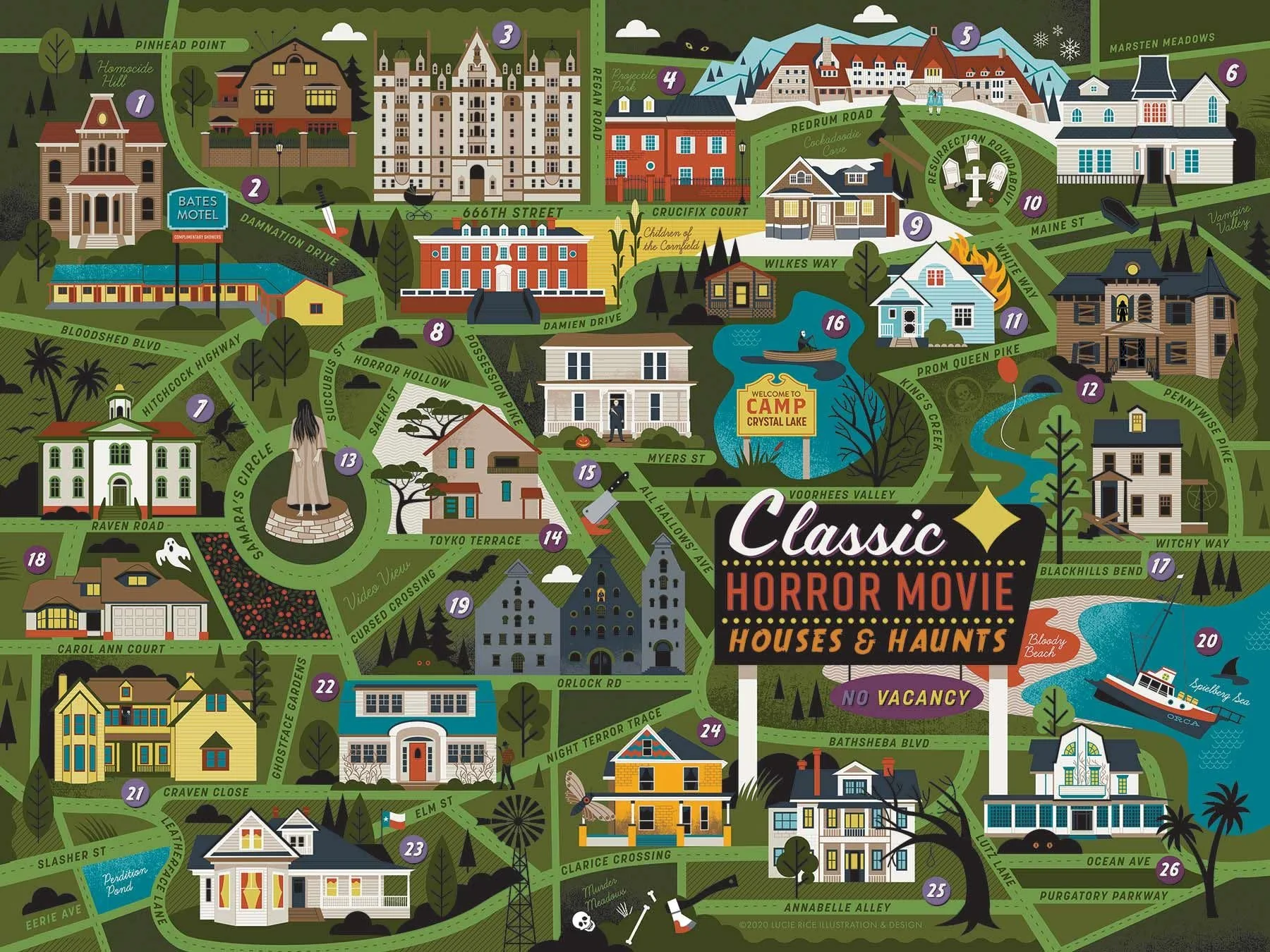 Classic Horror Movies Puzzle - Image 2