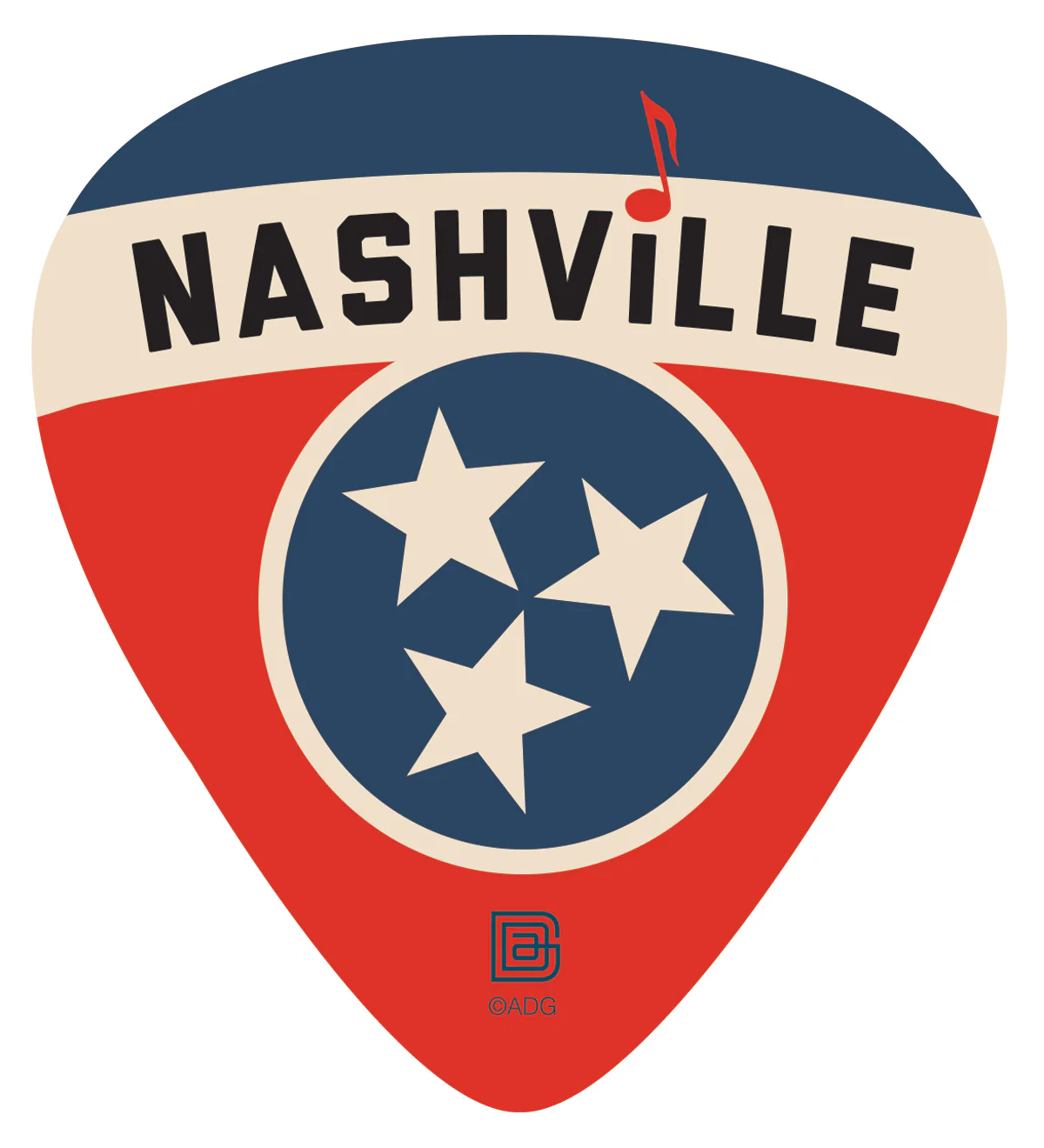 Guitar Pick Coaster