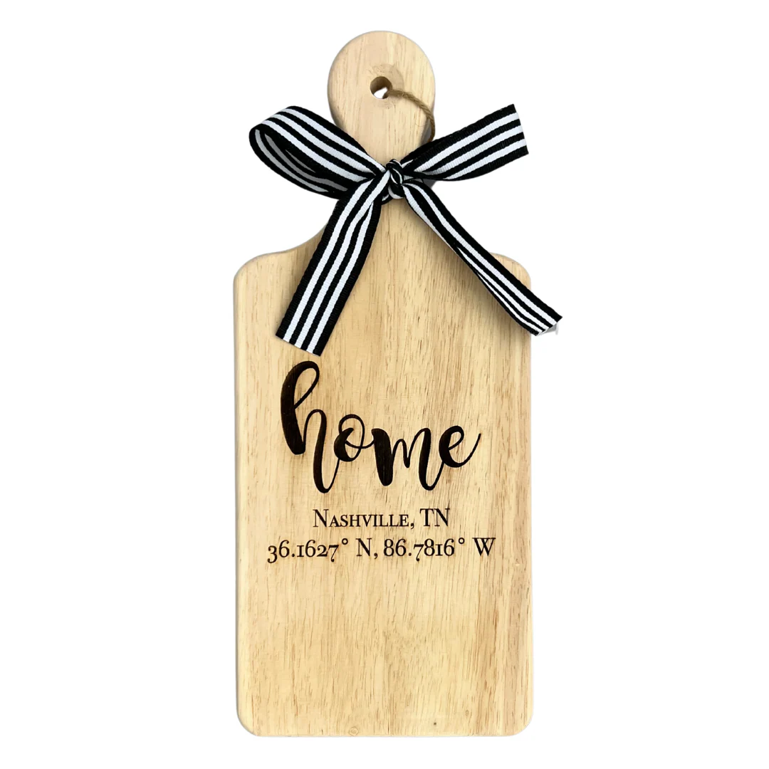 Home Nashville, TN Wood Cheese Board