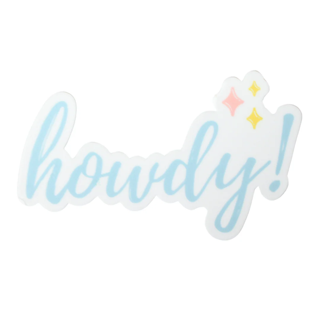 Howdy Sticker
