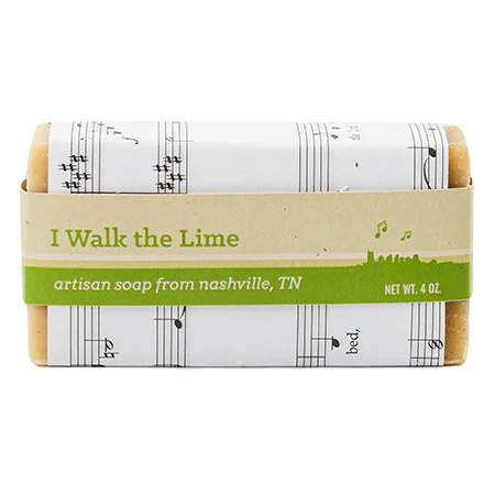 I Walk the Lime Soap Bar