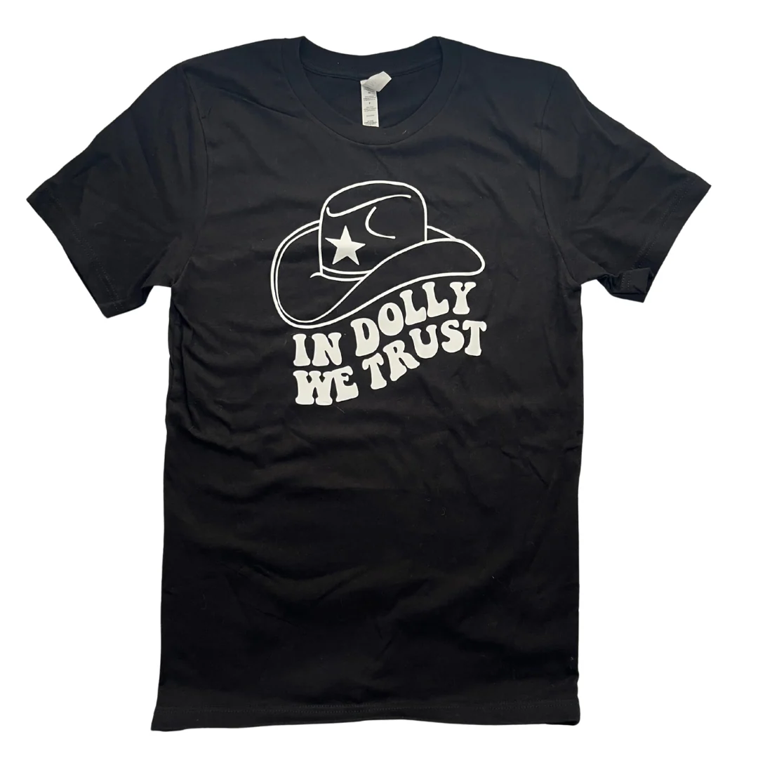 In Dolly We Trust Black Shirt