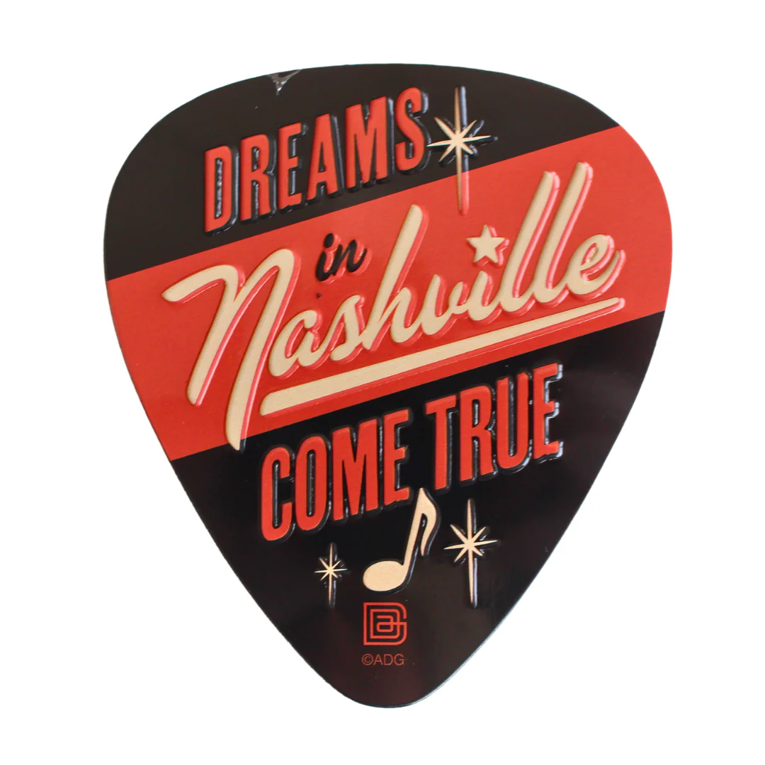 Spirit of Nashville Metal Guitar Pick Magnet - Image 3