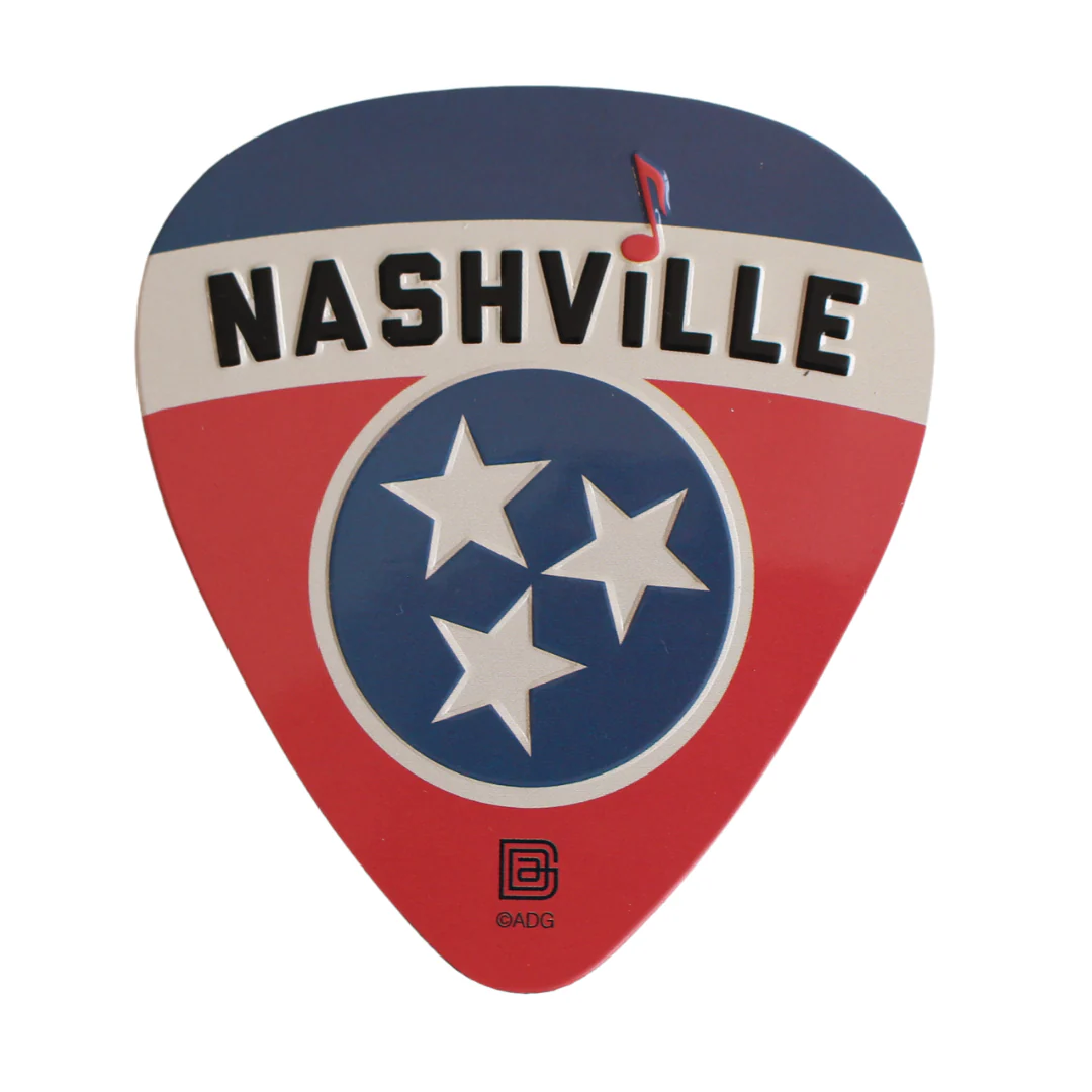 Spirit of Nashville Metal Guitar Pick Magnet - Image 4