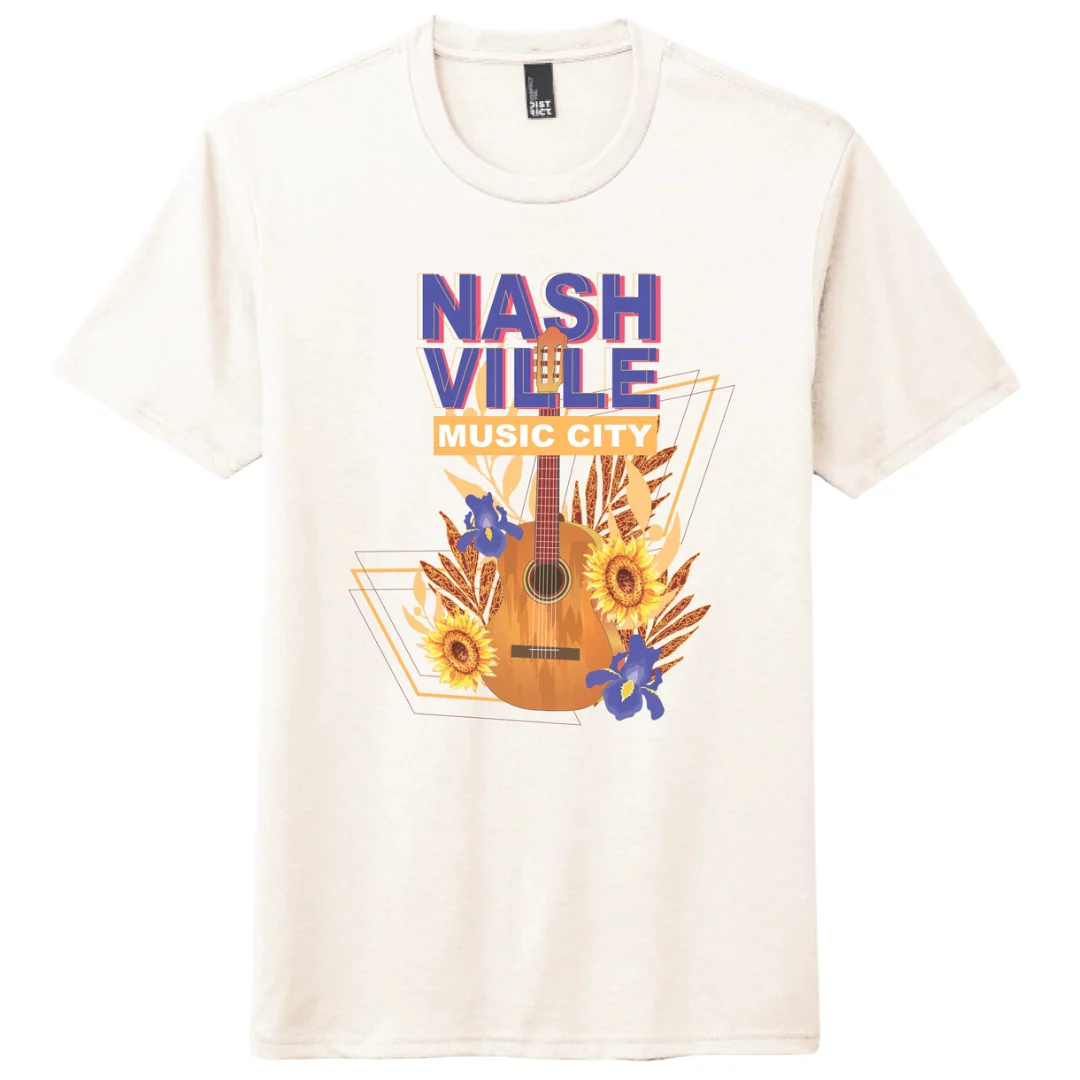 Nashville Flower Guitar Shirt