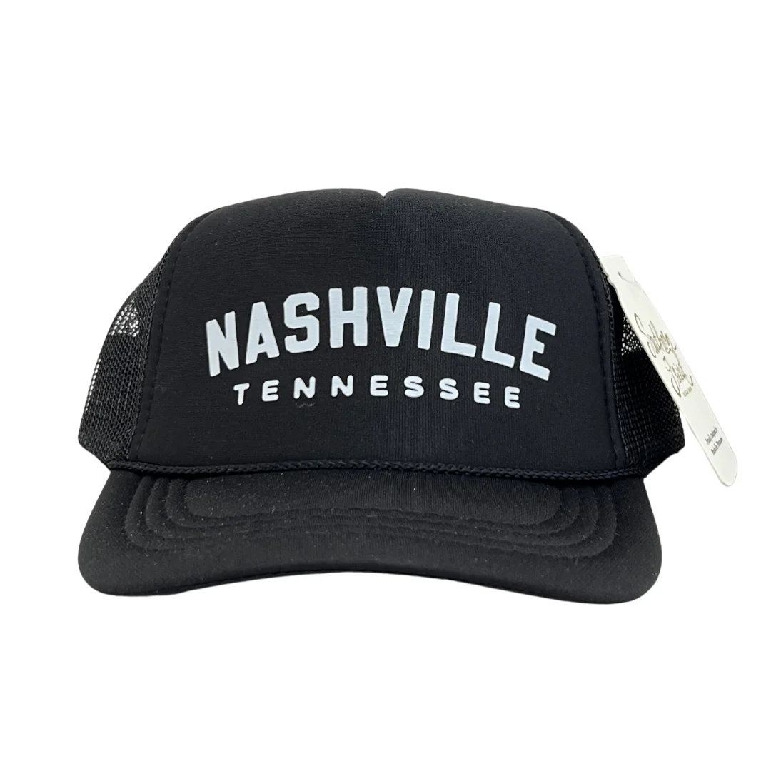 Nashville Tennessee Black Youth Trucker Hat