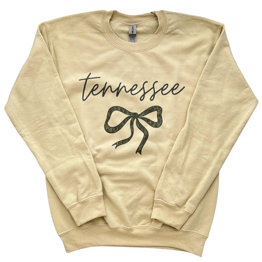 Tennessee Camo Bow Sweatshirt