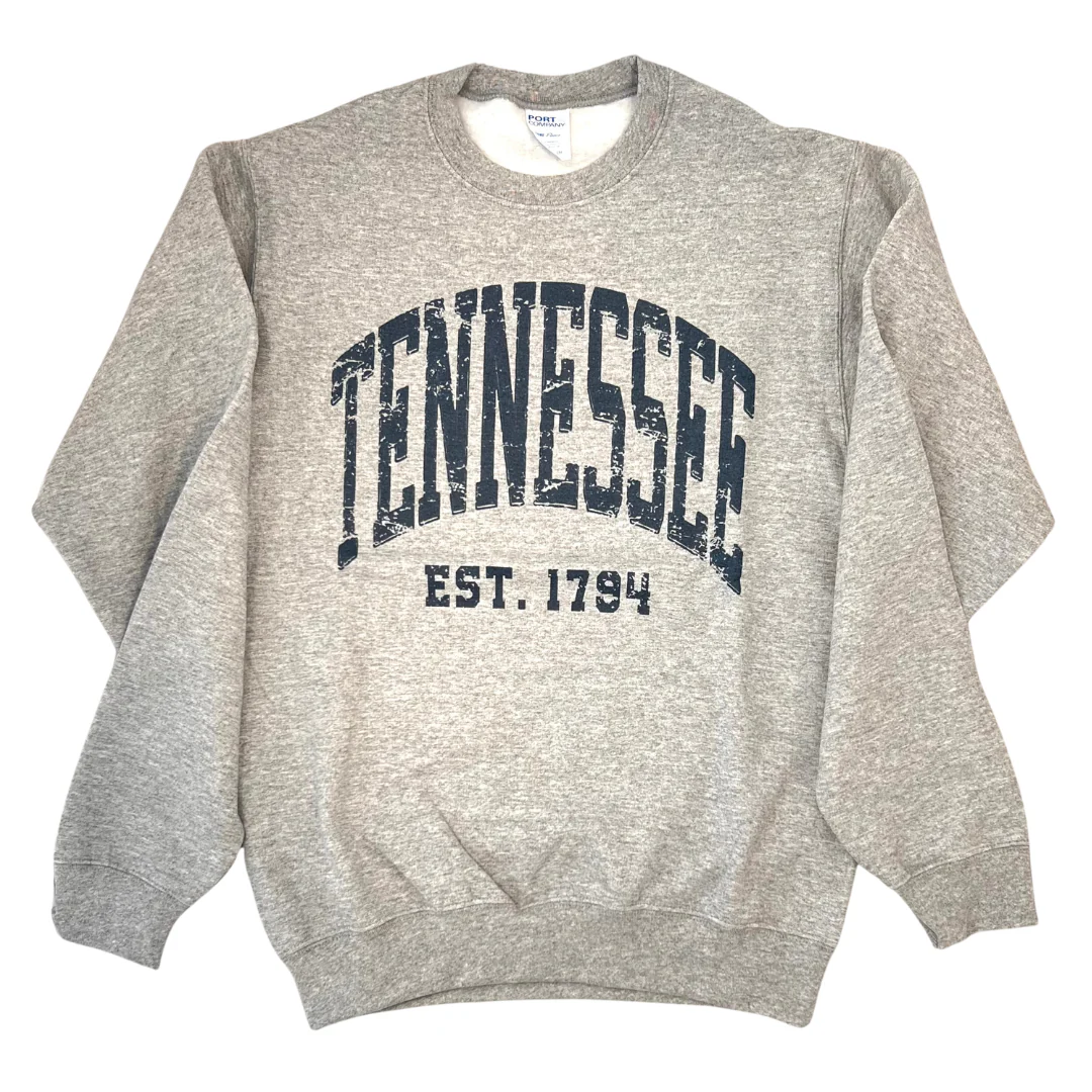 Tennessee Established 1794 Gray Sweatshirt