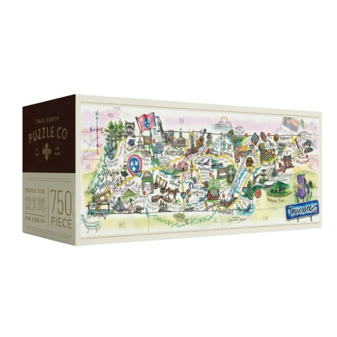 Tennessee Icons Map Puzzle