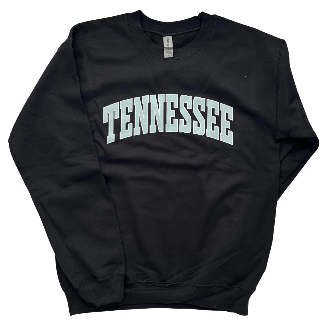 Tennessee Print Black Sweatshirt