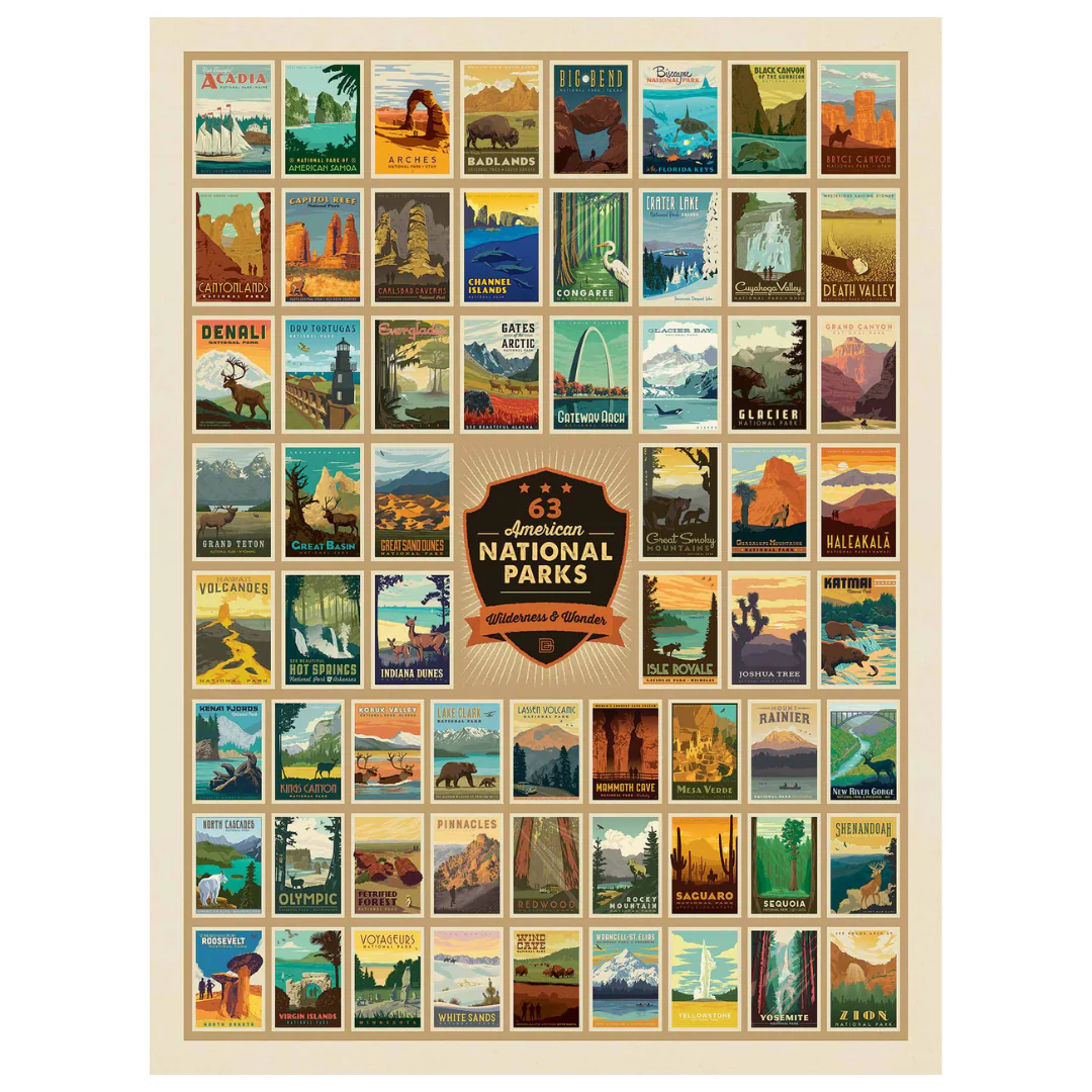 Wilderness and Wonder National Parks Puzzle